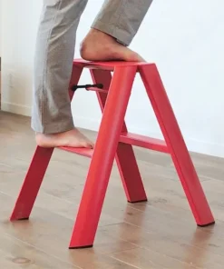 Aluminium Alloy Folding Ladder Stool Portable Multifunctional Step Stools Multilayer Anti-Slip Counter Chair Kitchen Furniture