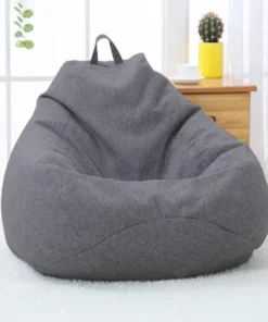 Large Bean Bag Lazy Seat Chair Sofa Cover Couch Soft Fluffy Breathable Adult Child Tatami Living Room Decorative Outdoor